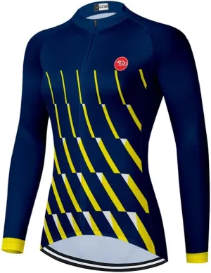 Women's Cycling Jersey Long Sleeve Bike Shirts Cycling Clothing Biking Jackets Bicycle Tops