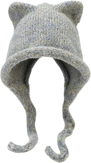 Women's Knitted Hat with Pompom Fashion Accessories for Women Western for Women Fuzzy Hats Women Men's Winter Hats & Caps