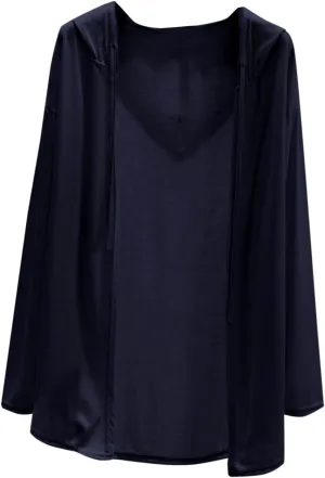 Womens Lightweight Casual Hoodie Cardigans Open Front Cover Ups Long Sleeve Outwear Coat Sun Protection Cover Clothes