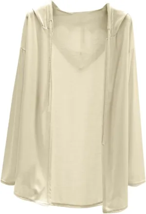 Womens Lightweight Casual Hoodie Cardigans Open Front Cover Ups Long Sleeve Outwear Coat Sun Protection Cover Clothes