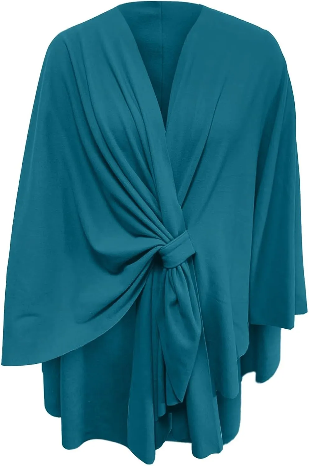 Women's Shawl Wrap Knitted Open Front Poncho Cape Oversized Sweaters Casual Cardigan Shawls for Fall Winter