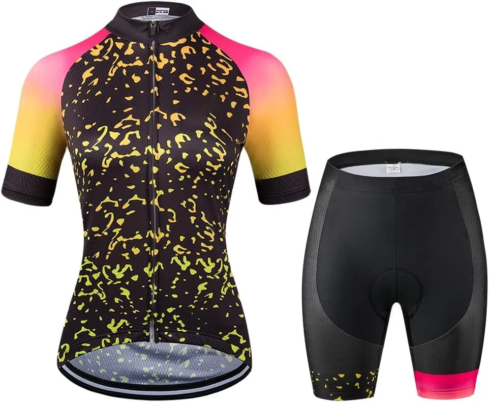 Women's Short Sleeve Cycling Jersey Jacket Cycling Shirt Quick Dry Breathable Mountain Clothing Bike Top