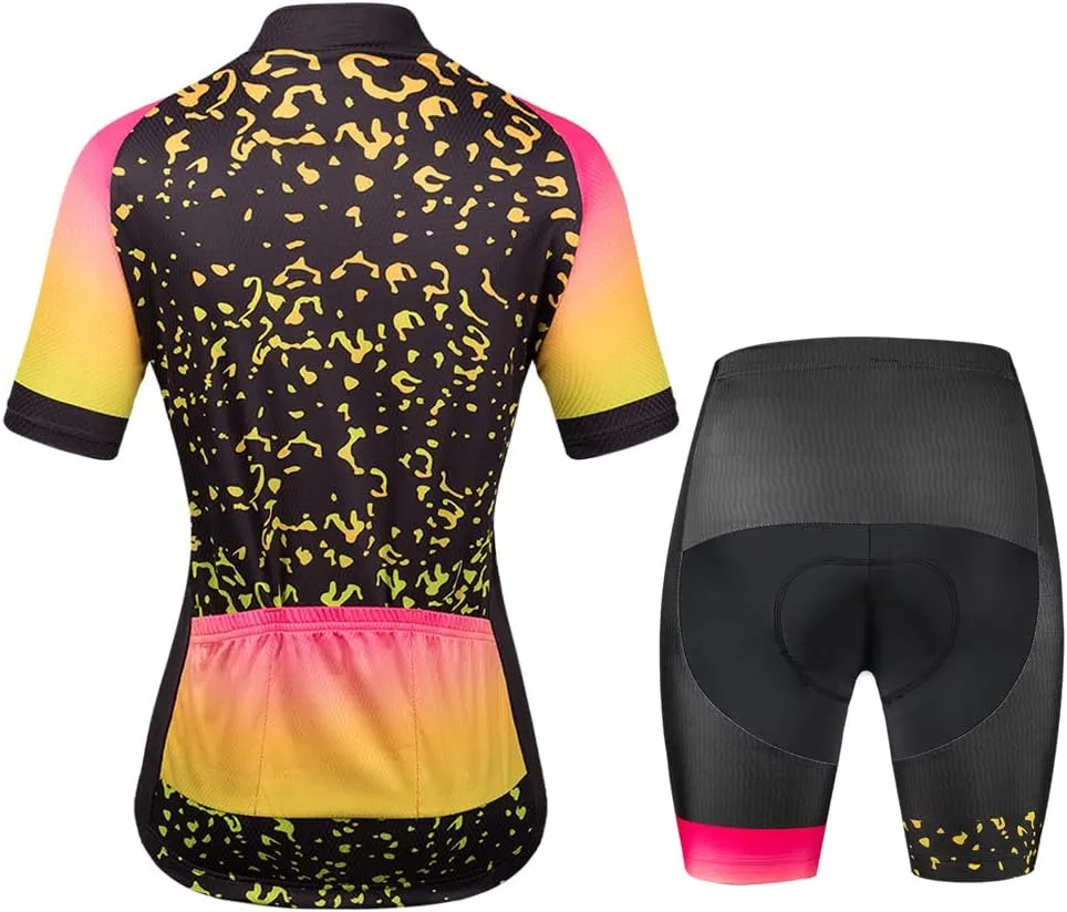 Women's Short Sleeve Cycling Jersey Jacket Cycling Shirt Quick Dry Breathable Mountain Clothing Bike Top