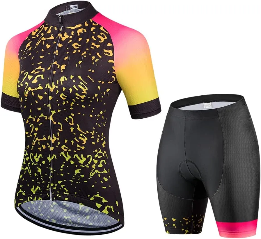 Women's Short Sleeve Cycling Jersey Jacket Cycling Shirt Quick Dry Breathable Mountain Clothing Bike Top