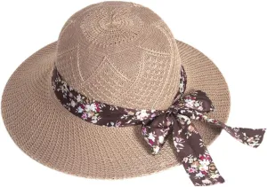 Womens Sun Hats Summer Packable Beach Hats for Women Travel Summer Hat Outdoor Women Large Straw Hat