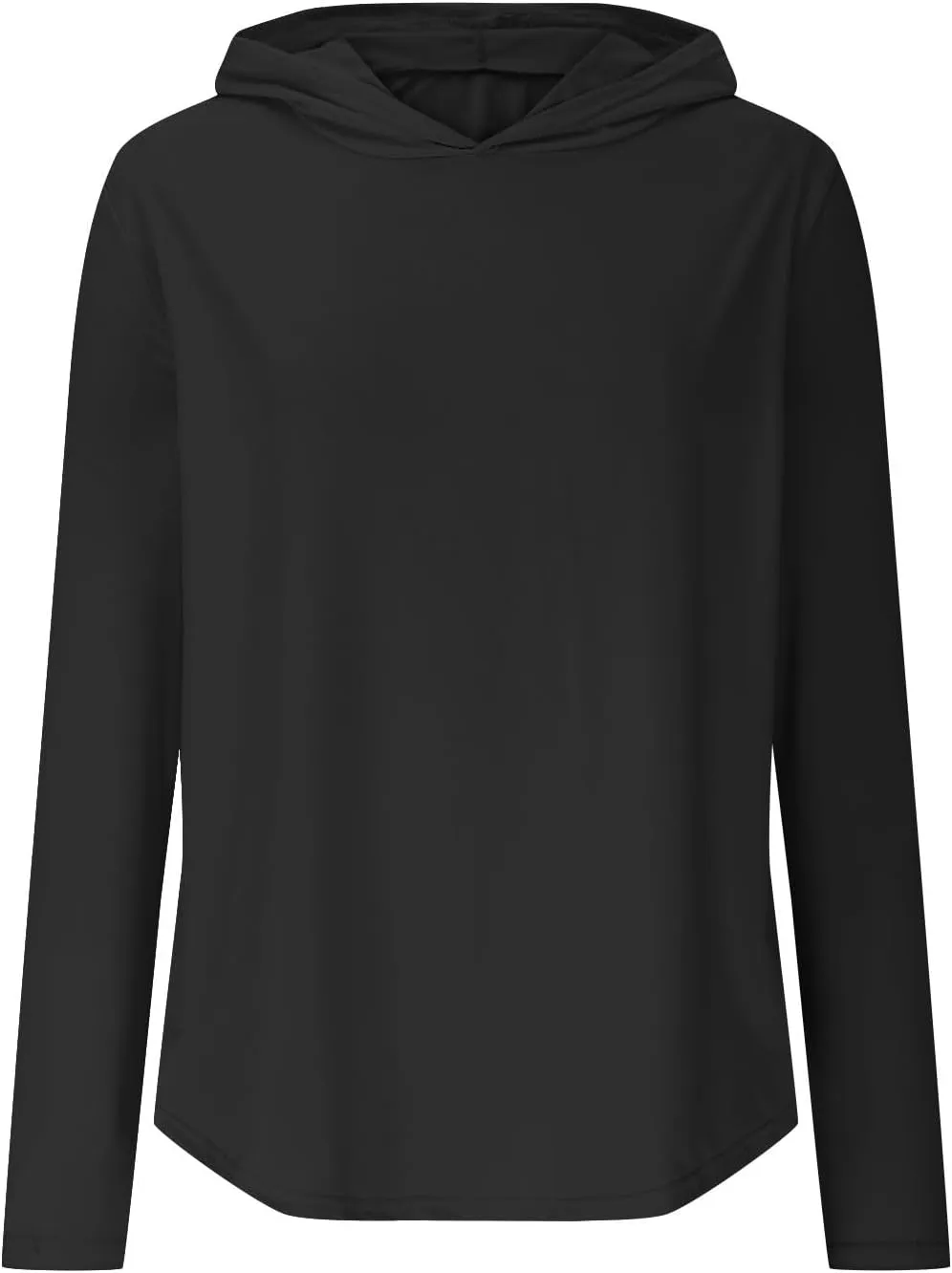 Women's Sun Protection Hoodie UPF 50  Fishing Hiking Shirt Long Sleeve SPF Shirts Lightweight Cooling Rash Guard Tees