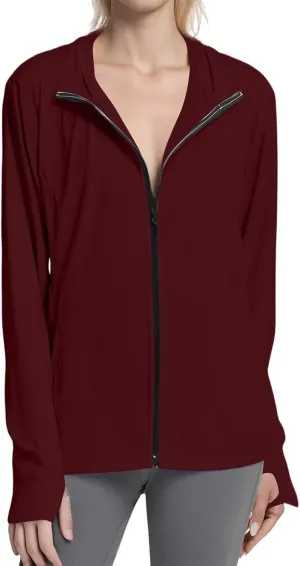 Women's UPF 50  UV Sun Protection Hoodie Jacket Ice Silk Long Sleeve Sun Shirts Summer Outdoor Hiking Cooling Coats
