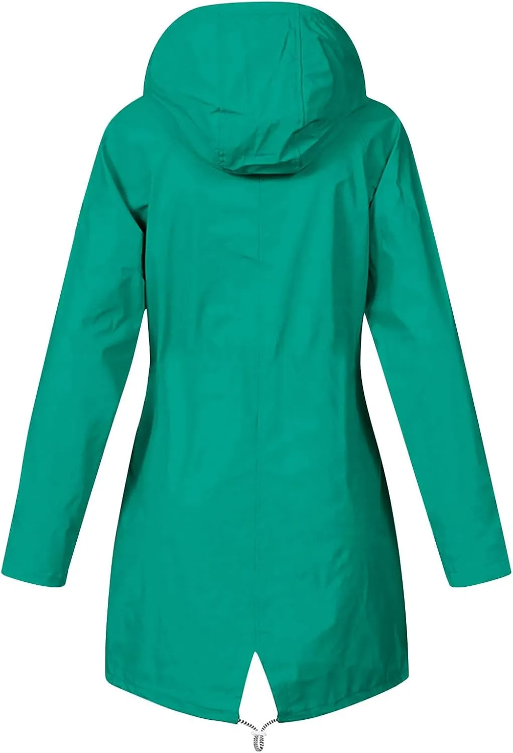 Womens Waterproof Raincoat Lightweight Rain Jacket Hooded Windbreaker Jackets Outdoor Hiking Rain Jackets