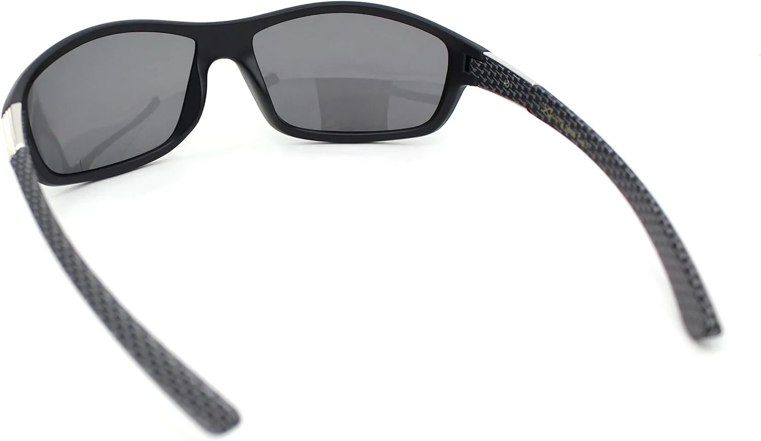 Xloop Polarized Mens Classic 90s Warp Around Sport Plastic Sunglasses