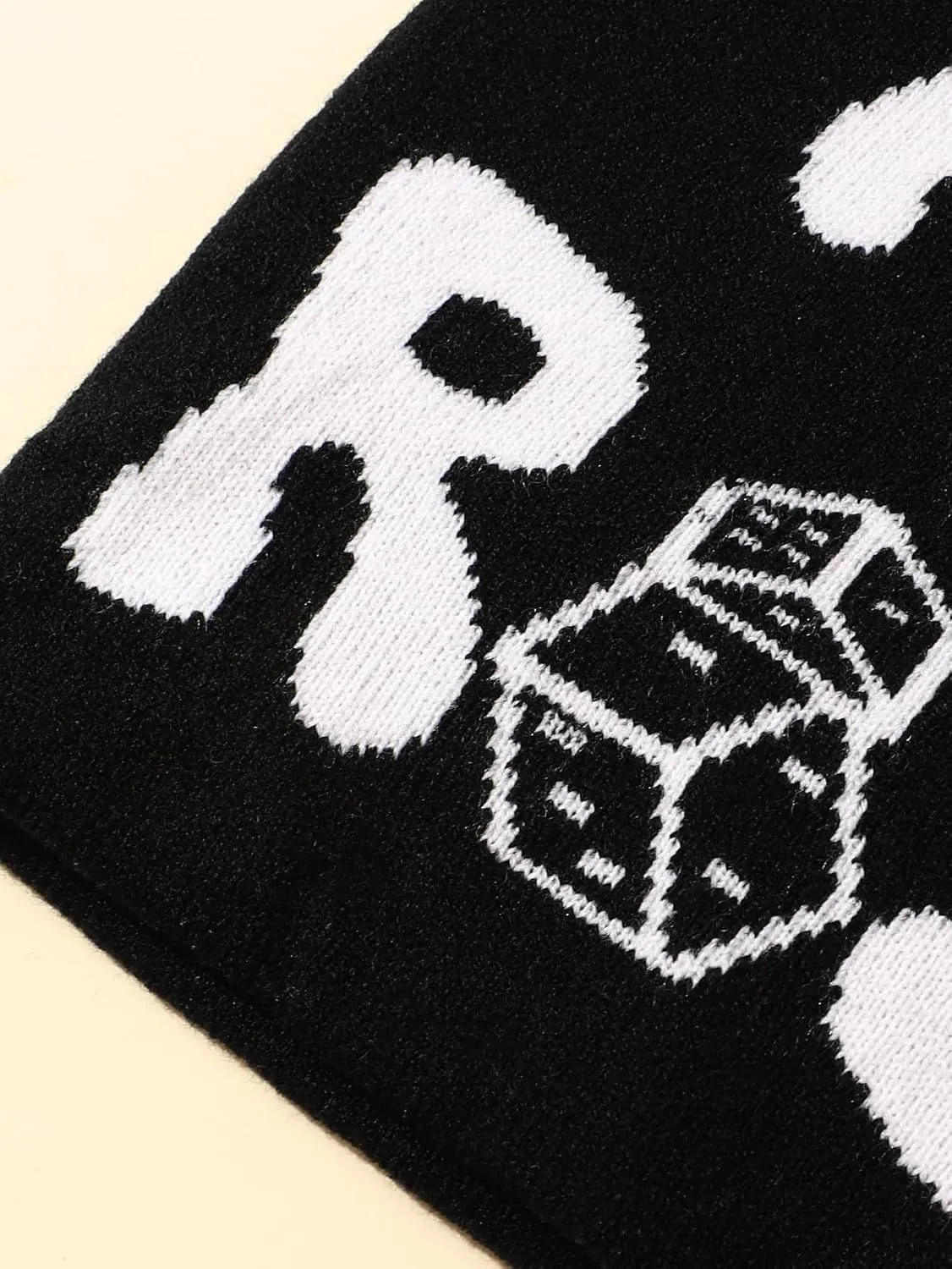Y2K Beanies Letter Printing Knitted Hat Fashion Hip Hop Trend Beanie Winter Warm Woolen Hat for Women Man Pullover Hat