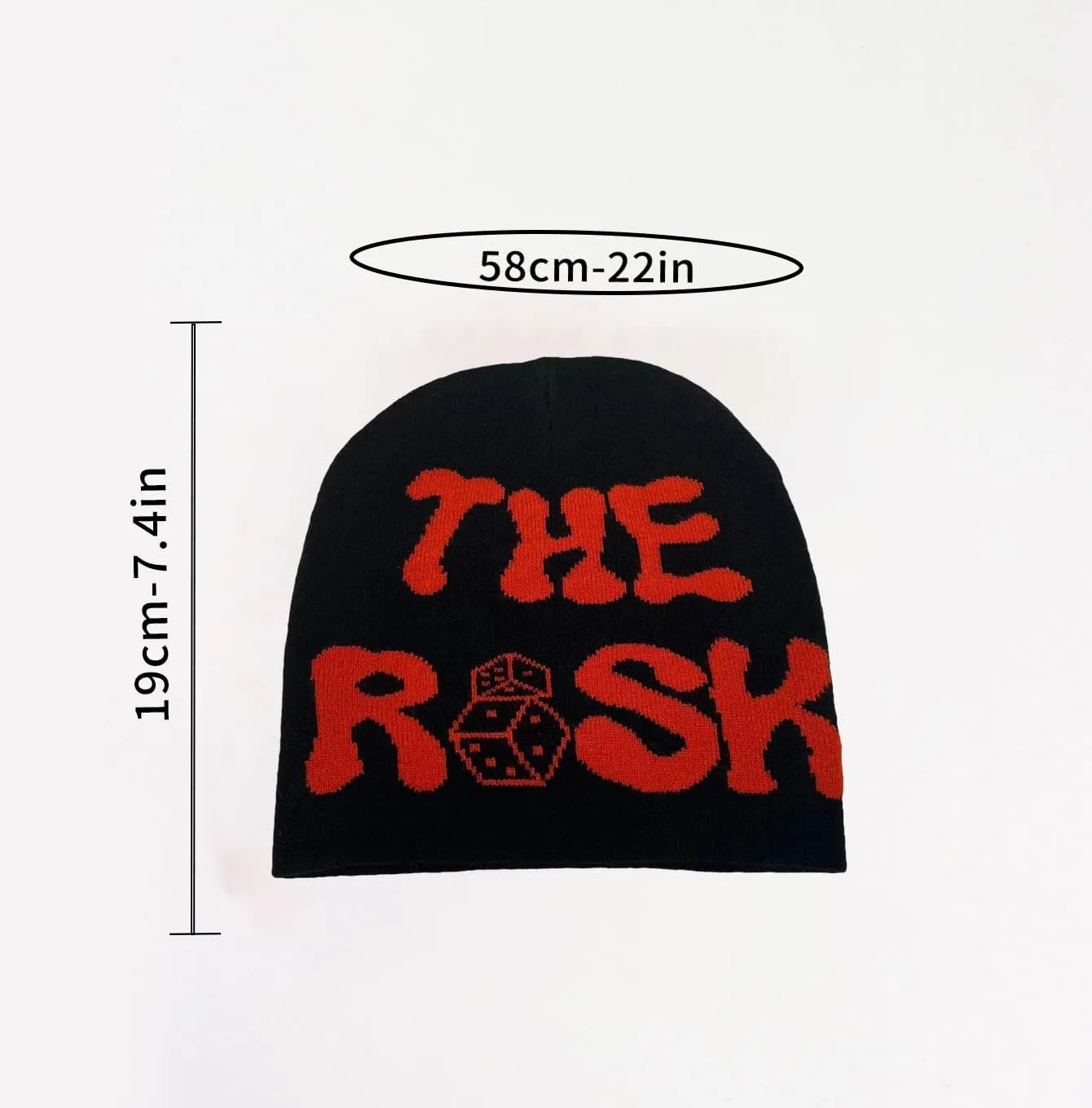 Y2K Beanies Letter Printing Knitted Hat Fashion Hip Hop Trend Beanie Winter Warm Woolen Hat for Women Man Pullover Hat