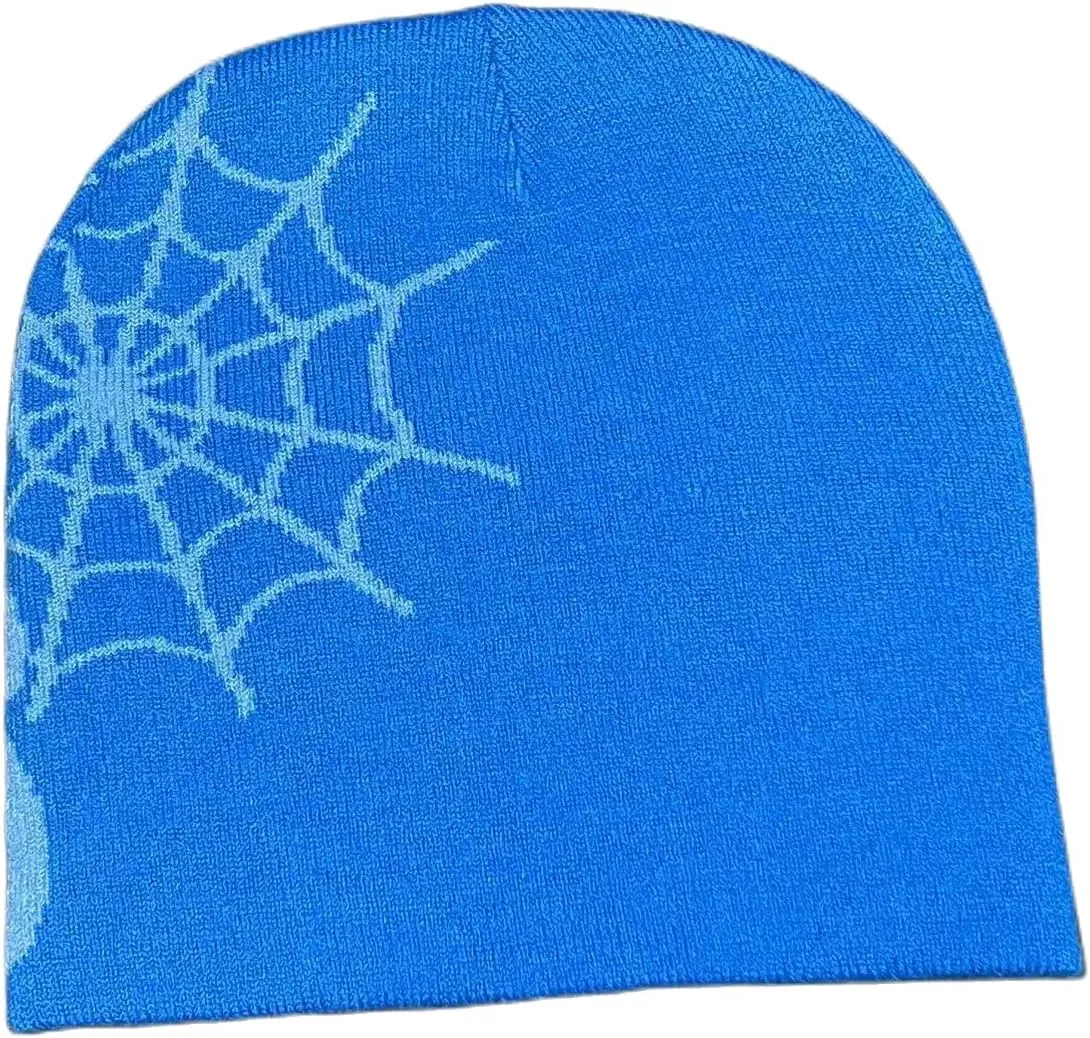 Y2K Beanies Letter Printing Knitted Hat Fashion Hip Hop Trend Beanie Winter Warm Woolen Hat for Women Man Pullover Hat