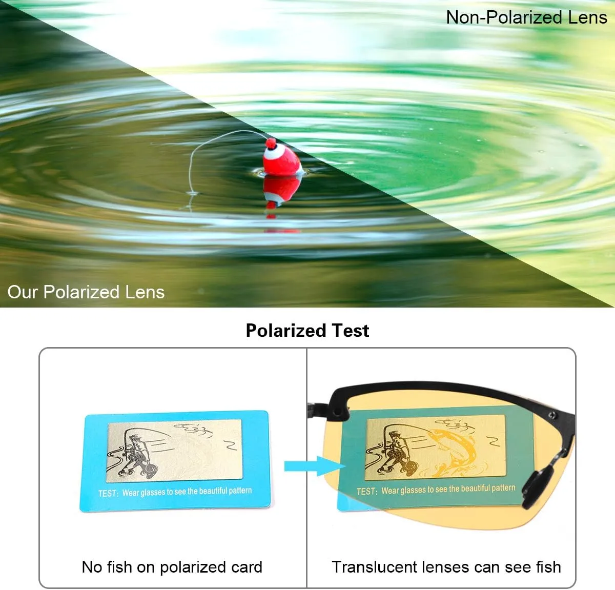 YIMI Mens Polarized Photochromic Sunglasses Outdoor Sports Driving Cycling Glasses Women Anti Glare UV400 lightweight Glasses