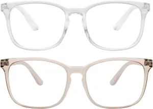 Yogo Vision Blue Light Blocking Computer Glasses Anti Glare Reduce Eyestrain Eyeglasses for Men and Women