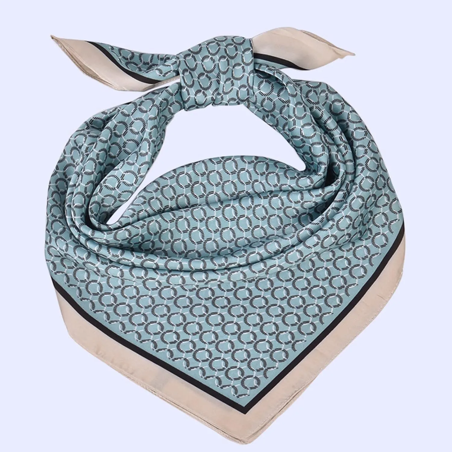 YOLAI Silk Neck Scarf Small Square Scarf For Women Men Silk Feeling Scarf Medium Square Satin Head Scarf For Women