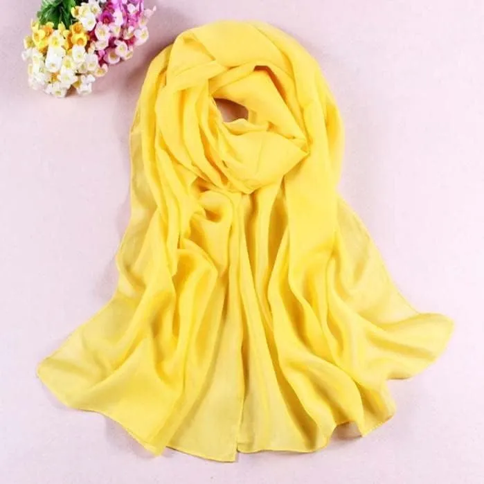 YOLAI Silk Scarfs For Women Floral Print Satin Long Scarf For Headscarf Hair Lightweight Scarves Wraps Shawl
