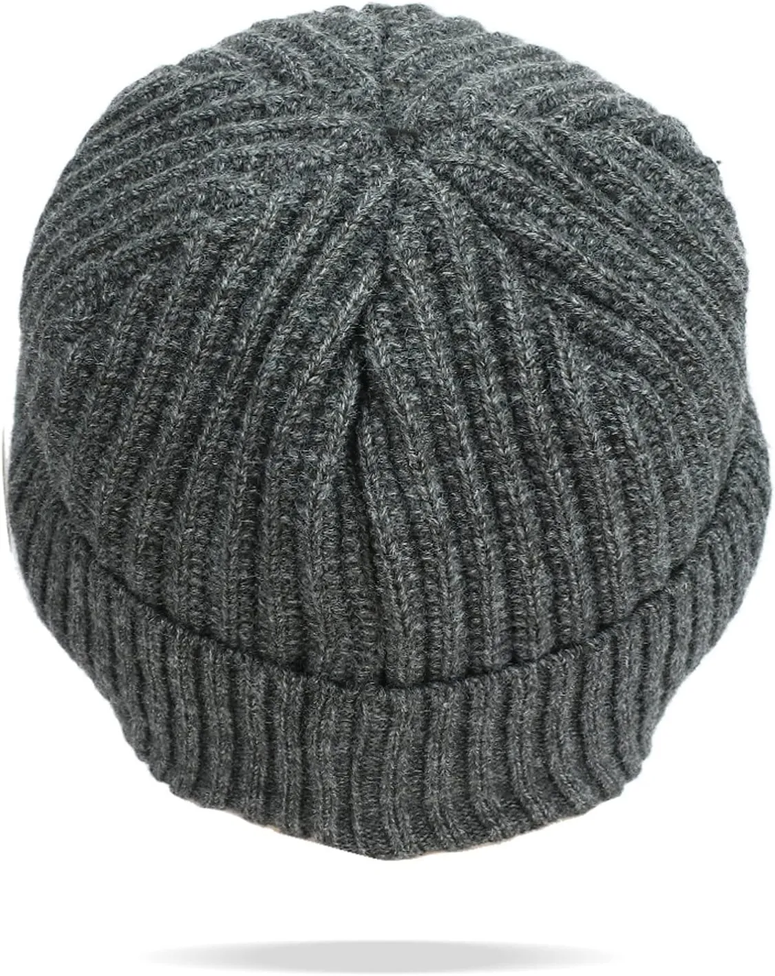 YOLAI Women Knit Hat with Brim Pom-Pom Beanie Hats Soft Warm Slouchy Beanie Cap with Visor for Winter Outdoor