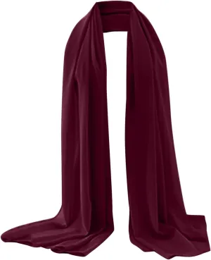 YOLAI Women'S Chiffon Scarf Lightweight Scarves Fashion Floral Print Scarfs Shawl For Ladies Silk Neck Scarves