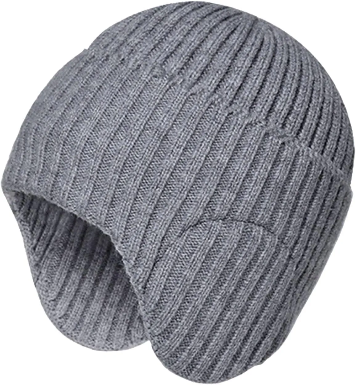 YOLAI Women's Winter Beanie Hat with Pom Soft Warm Earflap Cap Knit Hat Fleec Ear Protective Cap Winter Caps