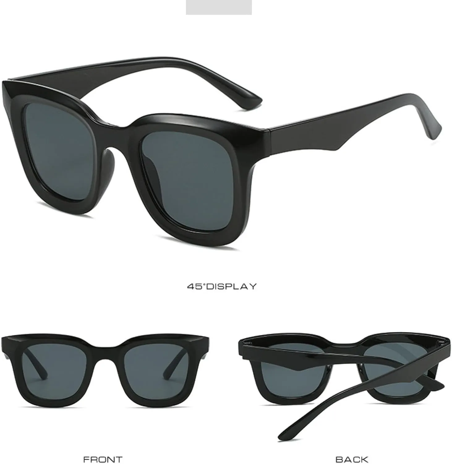 Yooske Vintage Sunglasses for Men Women Luxury Retro Sun Glasses Unisex Ins Popular Green Eyewear
