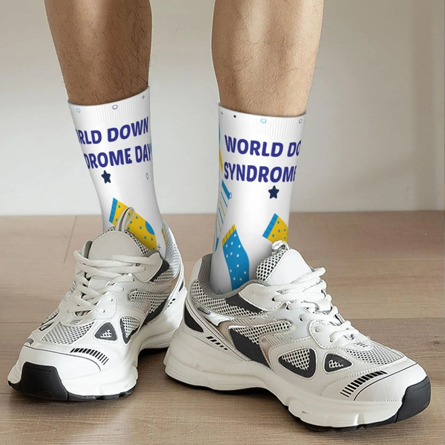 ZAZYXTJ Middle Calf Socks Crew Athletic Socks Novelty Cozy Casual Socks for Womens Mens