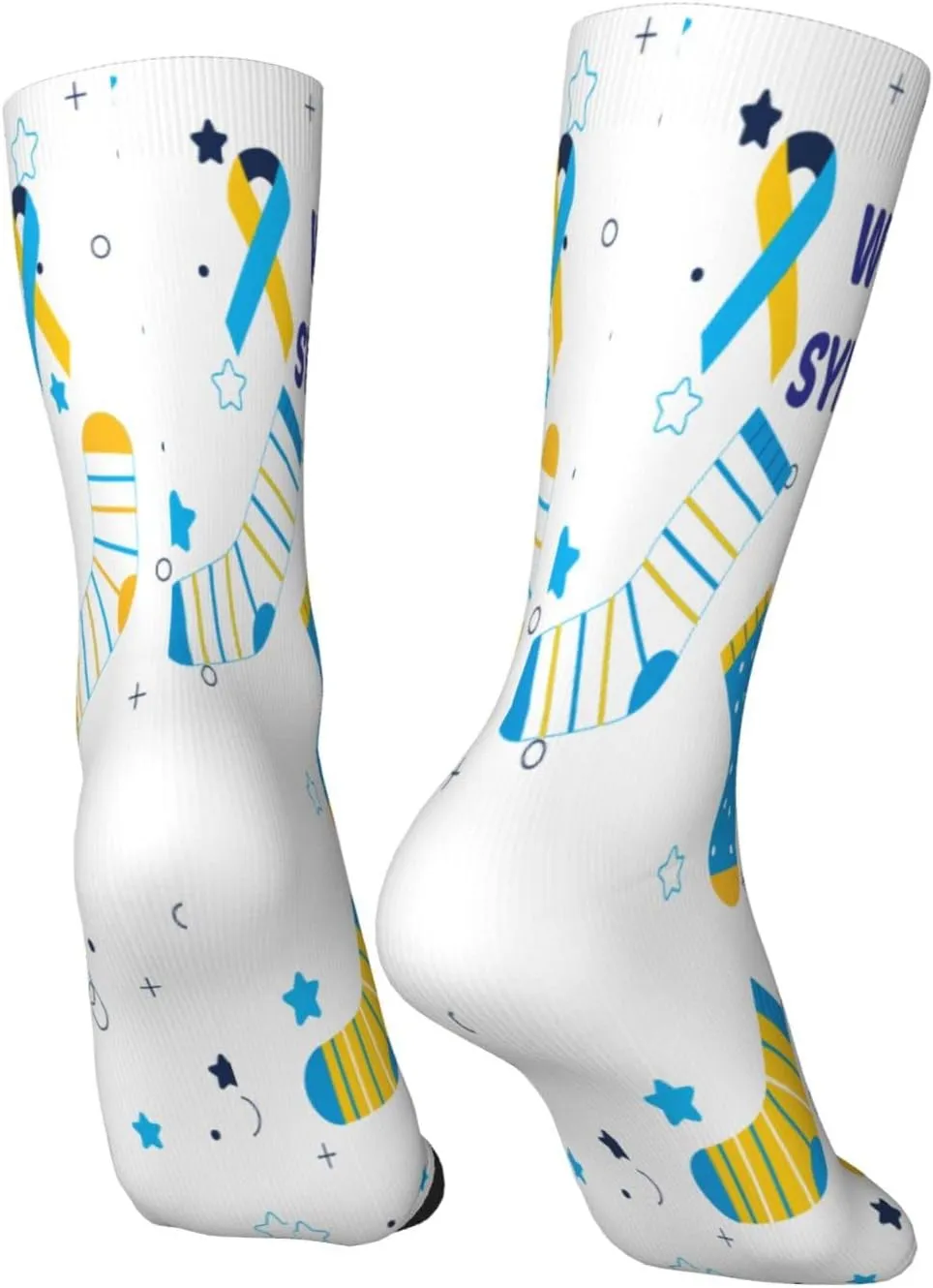ZAZYXTJ Middle Calf Socks Crew Athletic Socks Novelty Cozy Casual Socks for Womens Mens