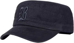Zcargel Men Outdoor Flat Cap Casual Cap Flat Top Peaked Cap Sun-Proof Cap Short Brim Cap Adjustable Flat Cap Summer Flat Cap