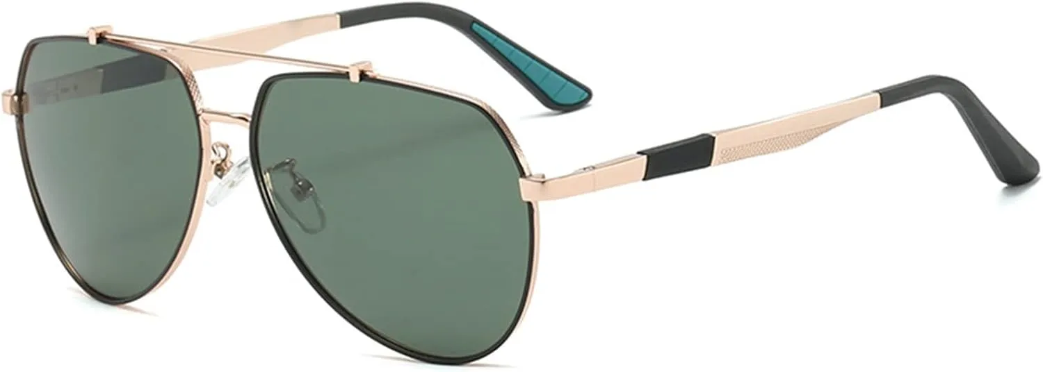 ZIUTNSAV-Polarized Retro Driving and Cycling Sunglasses Men and Women Outdoor Sunglasses (COLOR:A3130,ONE SIZE)